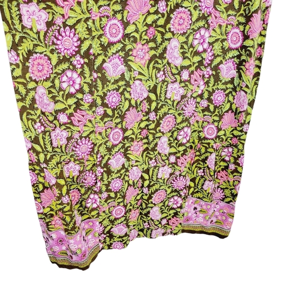 J.Jill green and pink floral dress size S - Picture 13 of 13